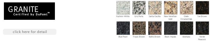 Granite Certified by DuPont